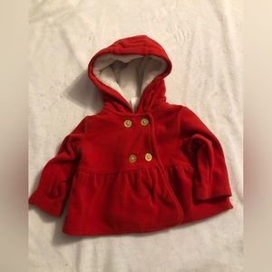 Carter’s button up coat with hoodie.  Size 3 months